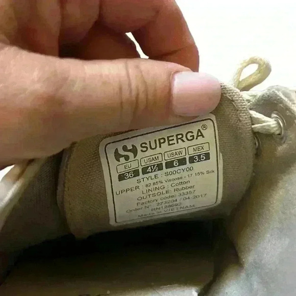 Superga Velvet Slip On Sneakers - Picture 2 of 4